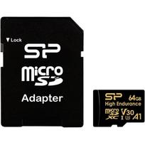 Silicon Power „Flash“ atminties kortelė SP064GBSTXDV3V1HSP, 64GB, microSDXC, UHS-I U3, V30, A1, Class 10, 100MB/s skaitymas