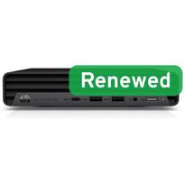 HP Renewed Kompiuteris EliteDesk 805 G6 Desktop Mini RHPe805g661W4E2A, 16GB, 256GB SSD, AMD Ryzen 5 PRO 4650GE