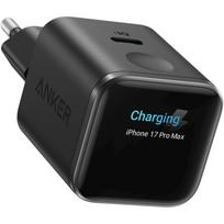 Anker Nano įkroviklis A121DG11, 45W, 5/9/12/15/20V, 3A, USB-C, išmanusis ekranas, Power Delivery, juodas