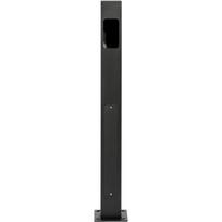 Modurex stovas MX-CR-PRO-RAIL, 1491x135x135mm, IP44, milteliniu būdu dažytas aliuminis, juodas