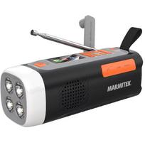 Marmitek Nešiojamas radijas RESQ 200 25008644, 4500 mAh, 3 W, DAB+, FM, Bluetooth 5.3, IPX3, LCD, USB-C, 30 stotys
