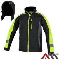 Art.Master Striukė Classwork Softshell 1426079, XL, 3000 mm, 94% poliesteris 6% spandeksas TPU, juoda su geltonais įdėklais