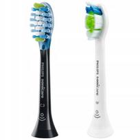 Elektrinio dantų šepetėlio antgalis "Philips DiamondClean" antgaliai x1 "Plaque Defence Black" x1