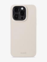 Holdit - Silicone Case Iphone 15 Pro - Telefono dėklas - Kreminė spalva