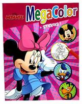 SPALVINIMO KNYGELĖ DISNEY MEGA COLOR WITH LIPDUKAI MINNIE MOUSE DOG PLUTO ANČIUKAS