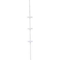 Teleskopinė vonios kambario lentyna 250 cm, Teleskopinė vonios kambario lentyna maks. 250 cm