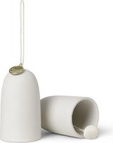 Ferm Living Kalėdų eglutės papuošalai Bell, sulaužytas baltas, 2 vnt.