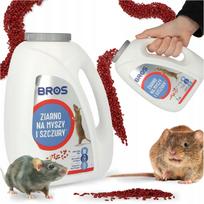 BROS masalas pelėms ir žiurkėms, 1 kg granulių, stipriai viliojantis, mumifikuojantis preparatas