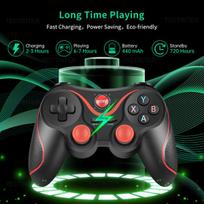 Terios T3 X3 Wireless Joystick Gamepad Pc Žaidimų Valdiklis, Skirtas Ps3 / Ios Telefono / Tv Box Fo_, T3BKRack