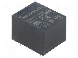 Converter: AC/DC | 3.5W | Uout: 12VDC | Iout: 291mA | 83% | Mounting: PCB