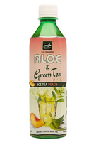 TROPICAL Aloe Vera Žalioji arbata Persikų sulčių gėrimas 500 ml