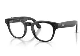 Ray-Ban Meta Scriber Optics 7002 8526 49 GEN2 Rėmeliai blizgūs permatoma juoda (skaidrūs polikarbonatiniai lęšiai)