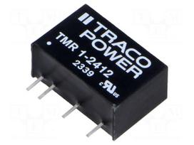 Converter: DC/DC | 1W | Uin: 18÷36VDC | Uout: 12VDC | Iout: 83mA | SIP6