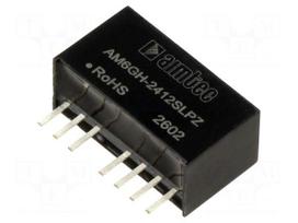 Converter: DC/DC | 6W | Uin: 9÷36VDC | Uout: 12VDC | Iin: 305mA | SIP8 | THT