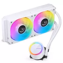 Jonsbo TG-240 AiO Liquid CPU Cooler, ARGB - 240mm, White