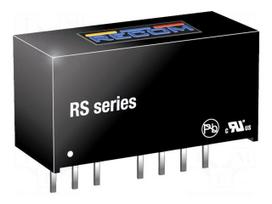 Converter: DC/DC | 2W | Uin: 18÷36VDC | Uout: 5VDC | Iout: 400mA | SIP8