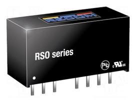 Converter: DC/DC | 1W | Uin: 9÷18VDC | Uout: 12VDC | Uout2: -12VDC | SIP8