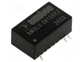 Converter: DC/DC | 3W | Uin: 18÷36VDC | Uout: 12VDC | Iout: 250mA | SMT