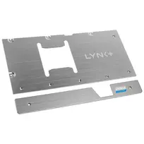 LYNK+ 5090 Plate Kit Zotac Silver - GPU Backplate for RTX 5090 Modding