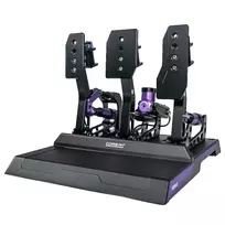 Conspit CPP-Lite 3 pedalų komplektas su apkrovos elemento stabdžiu, Holo efekto akceleratoriumi ir sankaba, CNC aliuminis, USB, PC