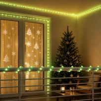 LED kalėdinė šviečianti žarna 2400 LED Žalia 100 m