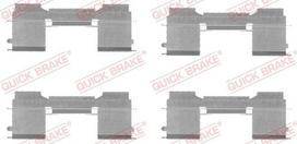 QUICK BRAKE Stabdžių trinkelių montavimo k-tas 109-1729