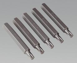 SEALEY TOOLS TRX-Star T40 Bit Long Pack of 5 TX40L5 TX40L5
