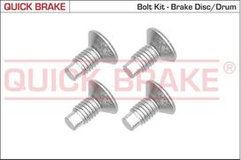 QUICK BRAKE Stabdžių disko tvirtinimo varžtai 11663K
