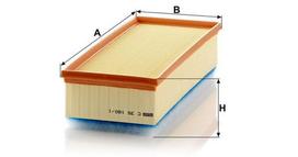 MANN-FILTER Oro filtras C 35 160/1