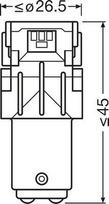 OSRAM Lemputė, rūko/galinis žibintas 7528DWP-2BL