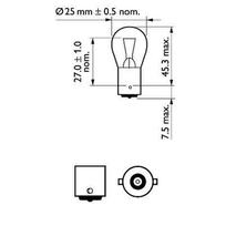 PHILIPS Posūkio signalo lemputė 12445CP