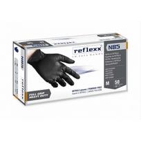 REFLEXX Pirštinės Reflexx Nitrile Black Grip L N85BL