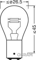 OSRAM STOP signalo/atbulinės eigos lemputė 7225-02B