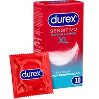 DUREX - Jautrūs XL Prezervatyvai 10 vnt.