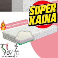 ČIUŽINYS OLIMPUS – SUPER KAINA - Ortopedinis dvipusis minkštesnės ir kietesnės pusės viskoelastinis čiužinys - 90x190