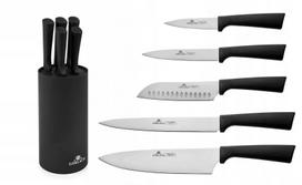 GERLACH SMART BLACK peilių rinkinys su stovu