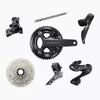 SHIMANO / Ultegra Di2 R8170, 172.5 mm, 50/34T, 11-34T, 2x12 pavarų / Plento komponentų grupinis rinkinys