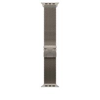 Apple Watch 49mm Natural Titanium Milanese Loop - Medium