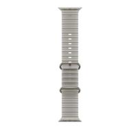Apple Watch 49mm Translucent Grey Ocean Band - Natural Titanium Finish