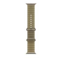 Apple Watch 49mm Translucent Kelp Ocean Band - Natural Titanium Finish