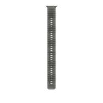 Apple Watch 49mm Translucent Black Ocean Band Extension - Natural Titanium Finish