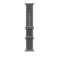 Apple Watch 49mm Translucent Black Ocean Band - Natural Titanium Finish