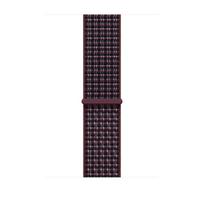Apple Watch 46mm Burgundy Plaid Sport Loop