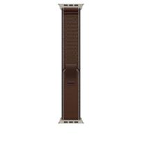 Apple Watch 49mm Dark Umber Trail Loop - M/L - Natural Titanium Finish