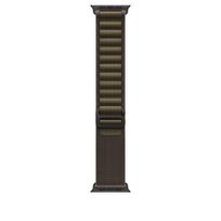 Apple Watch 49mm Dark Olive Alpine Loop - Large - Black Titanium Finish
