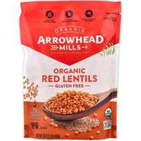 Arrowhead Mills, Ekologiški raudonieji lęšiai, 453 g
