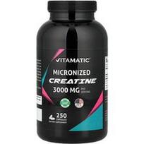 Vitamatic, Mikronizuotas kreatinas, 250 kapsulių (750 mg vienoje kapsulėje)