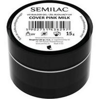 Semilac - Builder Gel Cover Pink Milk Gelinis nagų lakas 15 g 15 ml