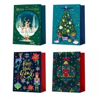 Gift bag XMAS WISH S, 18x23x10cm, mix