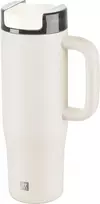 ZWILLING THERMO PLUS Terminis puodelis su šiaudeliu – 900 ml, kreminės spalvos